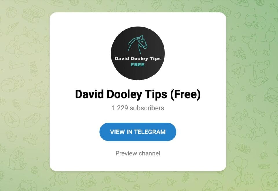 David Dooley Tips Free Horse Racing Betting Telegram Group