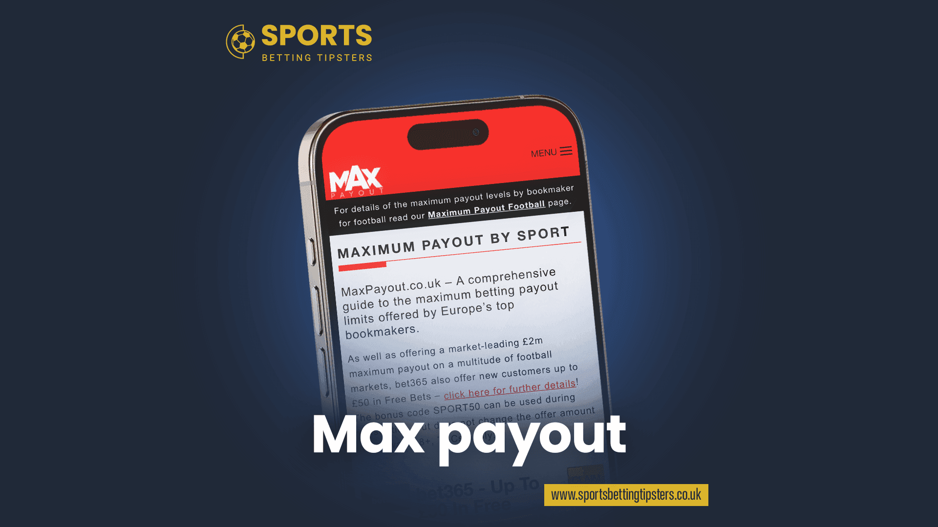 Max Payout Sports Betting Tips