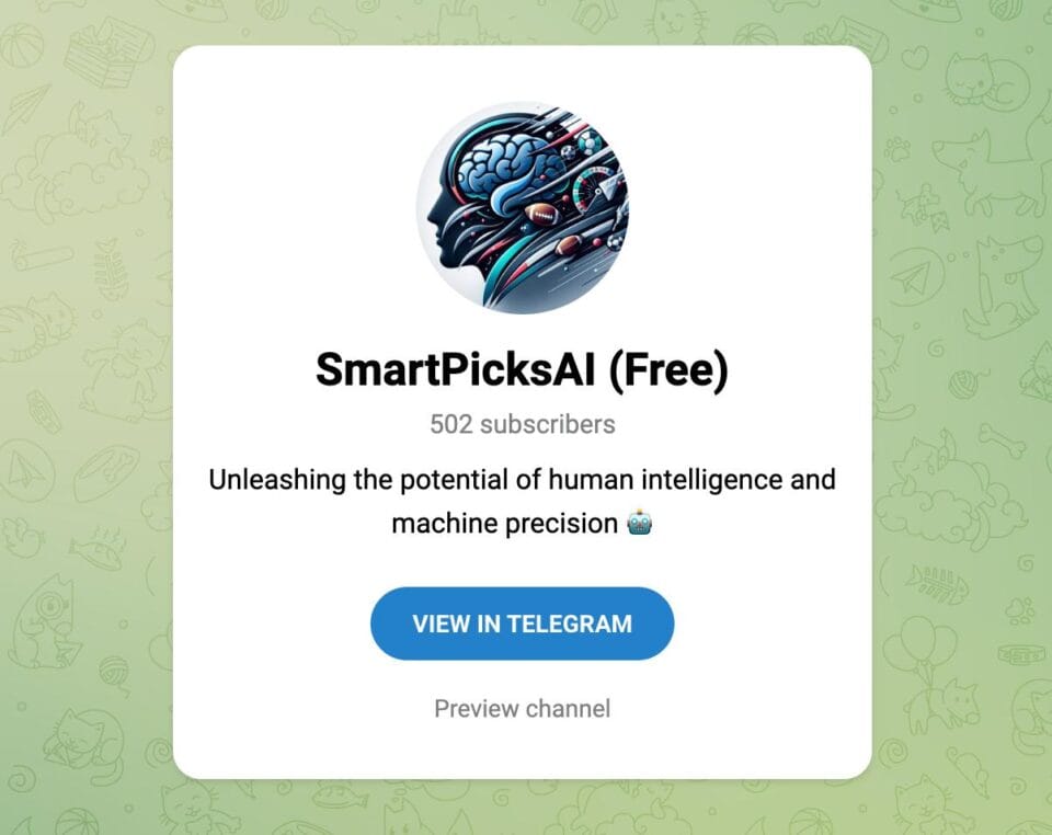 SmartPicksAI (Free) Sports Betting Telegram Group