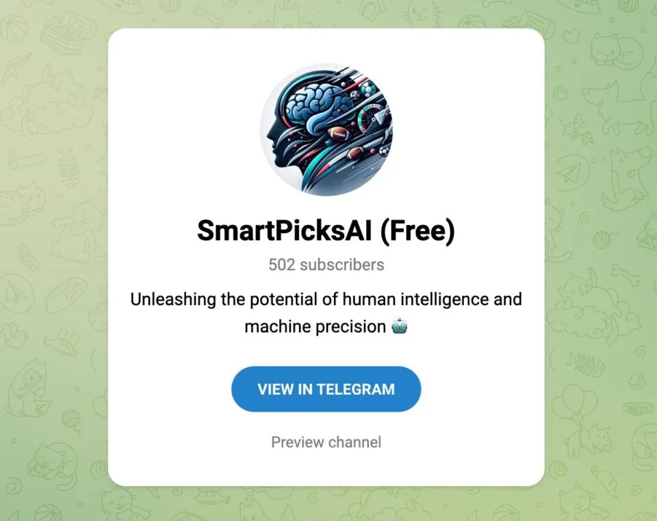 SmartPicksAI (Free) Sports Betting Telegram Group